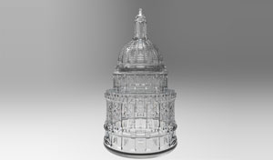 水晶塔 糖果罐 三维设计展示